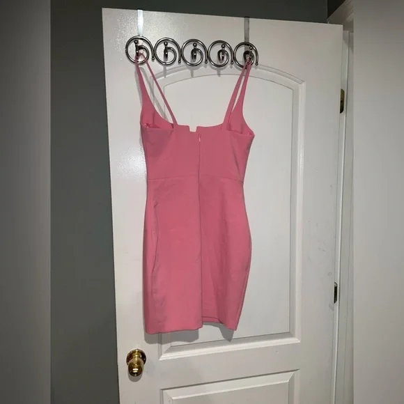 New! Likely Vibrant Barbie Pink Mini Dress 🎀 size 4 NWT! - Picture 9 of 11